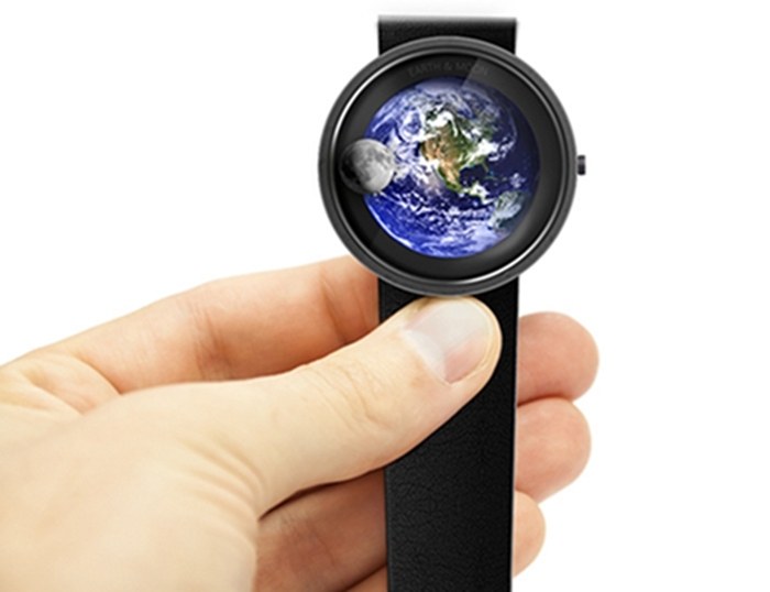 绝美腕表——地球与月亮概念手表 找寻时间的艺术--阿里百秀